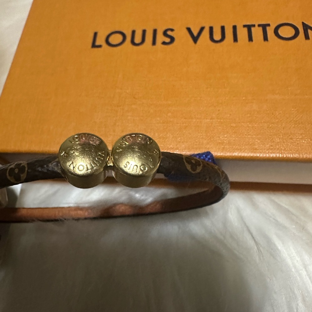 Louis Vuitton Brown and Gold Women's Bracelet - Picture 3 of 8